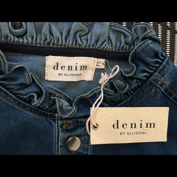 Denim by Ellison Jean Jacket Sz. Med. - Picture 4 of 4